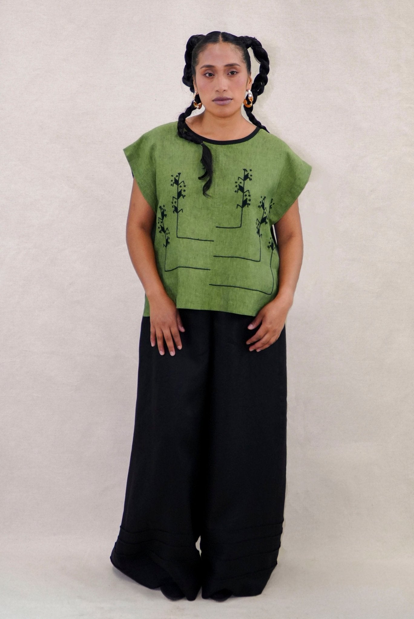 Blusa 002 Crisálida Verde