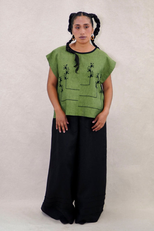 Blusa 002 Crisálida Verde