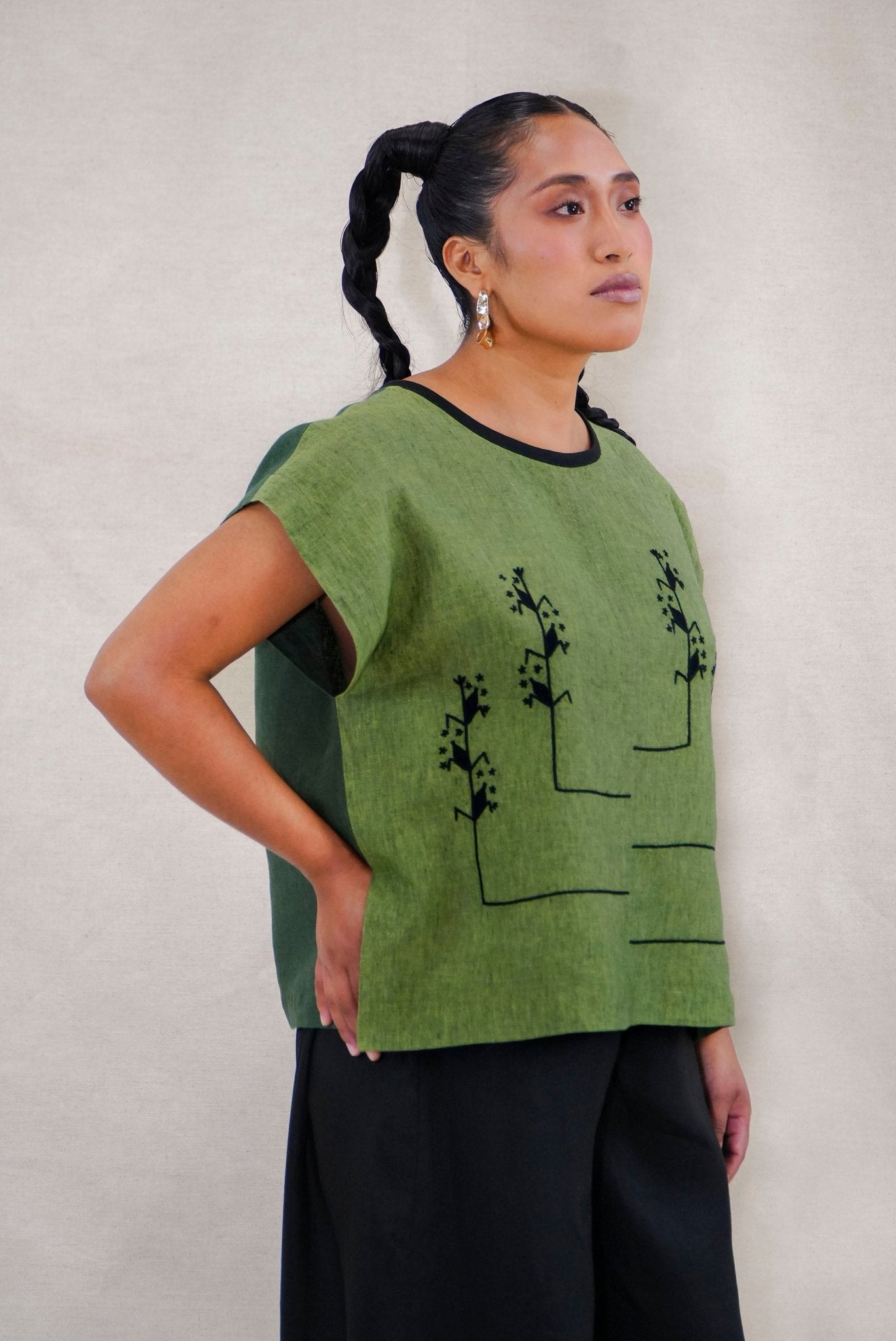 Blusa 002 Crisálida Verde